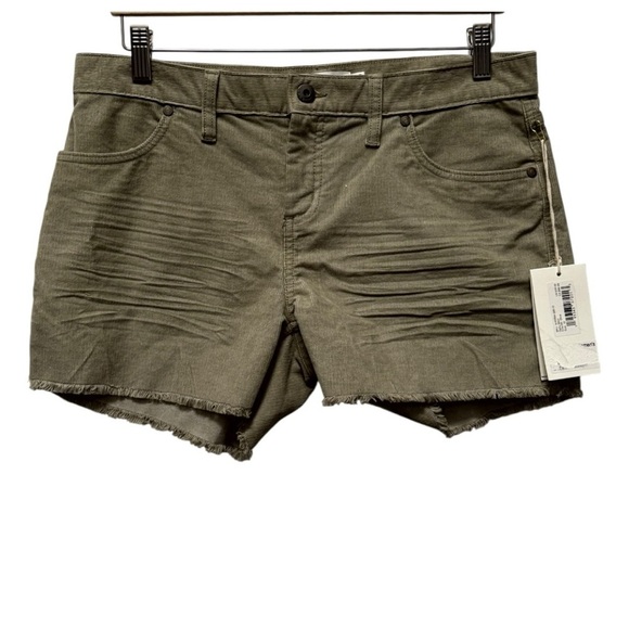Carve Designs Oahu 4 inch Corduroy Shorts Olive Size 10 NEW - Picture 2 of 9